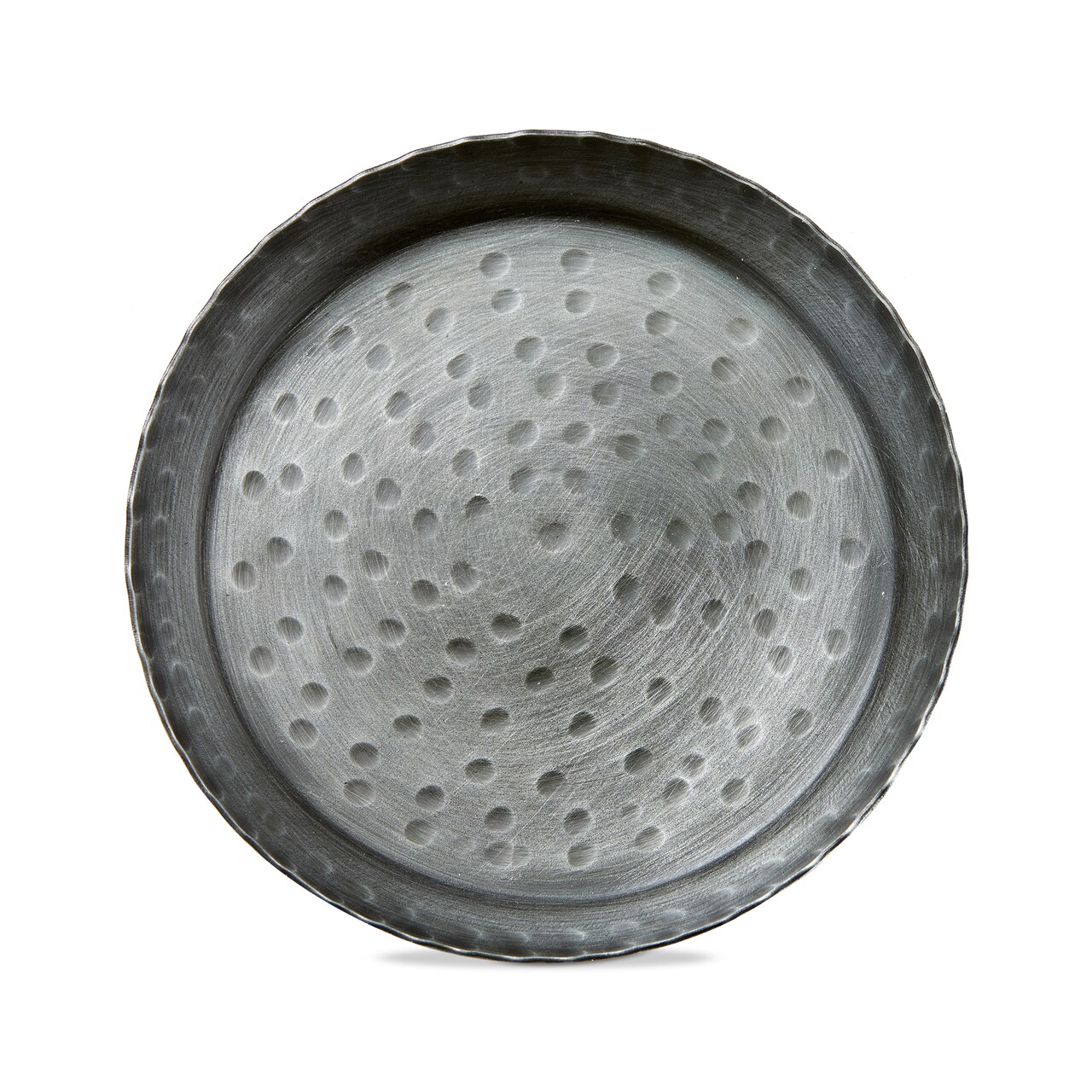 Remi Round Black Iron Pillar Plate Candle Holder 4.5 x 4.5 x 0.5 in Perfect for Everyday Use